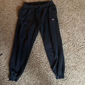 Black champion joggers